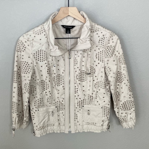 White House Black Market Neutral Tone Jacket - Picture 4 of 16